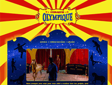 Tablet Screenshot of cirqueolympique.com